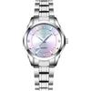 aswan watch Orologio al Quarzo Donna, Acciaio, Diamanti, Luminoso, 29,5 mm