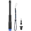 GEPULY Bastone per selfie impermeabile in alluminio da 27,9 cm a 114,9 cm per GoPro Hero Session Max Insta360 AKASO DJI OSMO fotocamere digitali d'azione