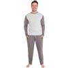 CityComfort Lungo Pigiama Uomo Set, Adulti Adolescenti Morbido 2 Pezzi Pigiama Caldo