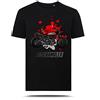 AZgraphishop T-shirt con grafica Scrambler Icon Red Drawing Style TS-DUC-021