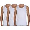 Fragi Canotta Uomo Spalla Larga in Puro Cotone Filo di Scozia | Canottiera Intima Uomo in Tessuto Elastico Senza Cuciture Seamless, Made In Italy