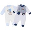 Ellepi set tutine ciniglia neonato confezione da 2