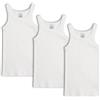 Fragi Canotta Uomo in Puro Cotone a Costine, Canottiera Intima con Spallina in Tessuto Elastico Senza Cuciture Seamless, Made in Italy