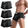 CWXKGL Boxer Uomo 3 Coppie Uomini Boxer Slip Doppio Tasca Supporto Separato Scrotum Sport Slip Fitness