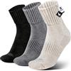 MAGISDU Calze alpaca 3 paia donna, calde per stivali | Morbide, traspiranti, con supporto, perfette per stivali e casa