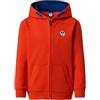 NORTH SAILS Felpa Hoodie Bambino in Cotone Bio con Zip e Logo sul Petto
