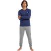 o-day De Fonseca Pigiama Uomo Cotone Lungo Leggero Maniche Lunghe Pantalone