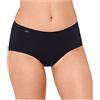 Sloggi 24|7 Microfibre Midi, confezione da 9 pezzi, Nero , 58