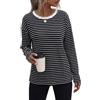 GLEENOD Maglia Donna Top a Pipistrello Basic Elegante Ampia | Maglia a nido d'ape, spalle scese, vestibilità ampia - maniche corte e lunghe