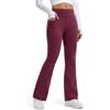Libin Leggins Termici Donna Invernali Sportivi Pantaloni | Impermeabile Vita Alta in Pile Felpati Tuta leggings a Zampa Yoga Gym Palestra Trekking Neve Sci con Tasche