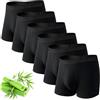 FALARY Boxer Uomo bambù 6/12 Paia Intimo Uomo Morbido e Traspirante | 92% viscosa di bambù, 8% elastan, morbido, traspirante, assorbe l'umidità, non si arrotola, senza etichetta