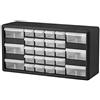 Akro-Mils, Impilabile Gabinetto, 26 Cassetti, 20 x 6-3/8 x 10-11/32 , nero/grigio, venduto come 1 Ea