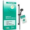 hansgrohe Activera Select S Set Doccia con Asta, EcoSmart+, Nero Opaco