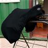 Harrison Howard Essential Fleece Horse Saddle Cover per Dressage Cavallo per Dressage Protezione Affidabile Prevenzione Polvere Lavabile in Lavatrice - Nero