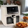 M mimotec -Friggitrice ad Aria Tech 9L, 1700W, 8 Programmi, 40-200°C, Memoria Impostazioni, Luce Interna, Funzionamento Silenzioso, Parti Lavabili