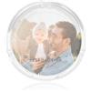 KWCLTH Posacenere in vetro personalizzato con foto Posacenere in vetro rotondo con foto Logo personalizzato testo Posacenere per il padre