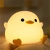 YuanDian Dodo Duck LED Night Light - Lampada in silicone per camera da letto, soggiorno - Lampada da comodino ricaricabile e con sensore a sfioramento