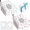 Yoreva 40 Pezzi Copriwater Monouso Antibatterico,Copri Water WC Usa e Getta | Copriwater Monouso Antibatterico per Bambini e Adulti,per Viaggi,Hotel,Mall,Ospedale E Bagni Pubblici,60x40cm