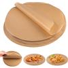 AetherAurora 150 Fogli Fodera di Carta Forno Tonda per Friggitrice ad Aria 26cm | carta da forno rotonda, Antiaderente Rotonda Carta da Forno Fogli, per Pizza, Torte, Friggitrice, Barbecue, Forno (marrone)