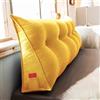 WNRLL Cuscino di Supporto per Testiera del Letto,Cuscino per Schiena per Divano Lettura, Schienale Velluto Rimovibile Triangolare Cuscino Tatami,27,80x50x20cm/30x20x8in