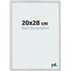 yd. Cornice 20x28 cm Acciaio Inox - Cornice in MDF Bologna | Your Decoration, Vetro acrilico antiriflesso, Montaggio a parete, Adatta per foto, poster o puzzle, Made in Holland