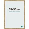 yd. Cornice 35x50 cm Oro Antico - Cornice in MDF Bologna | Your Decoration, Vetro acrilico antiriflesso, Montaggio a parete, Adatta per foto, poster o puzzle, Made in Holland