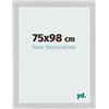 yd. Cornice 75x98 cm Acciaio Inox - Cornice in MDF Bologna