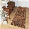 TAPISO Atlas Tappeto Passatoia Corridoio Moderno Colore Beige Scuro Motivo Classico Tradizionale 70 x 200 cm