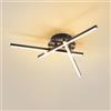 MELAYR 4781265 Plafoniera LED Soffitto Moderna 3000K Lampada | Nero CRI≥80 Ceiling Lights per Soggiorno Camera da Letto Ufficio Cucina e Corridoio
