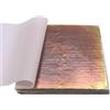 LUNYY Lamine di Rame variegate Fogli di Foglia d'oro per Decorazioni per Unghie in Carta Artigianale Ceramica Doratura Domestica 50 Pezzi Foglie di Bronzo 14X14 cm