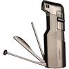 PROMISE Accendino Soft Flame, accendino a gas ricaricabile al butano con utensili per tubi, idea regalo padre(Nero)