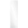 vidaXL Specchio da parete Rettangolare 30 x 100 cm vetro temperato