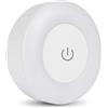 PRECORN Luce notturna a LED dimmerabile - Illuminazione magnetica per armadio con 3 colori di luce, ricaricabile USB-C, lampada da incasso senza fili per camera da letto, cucina, scale e guardaroba