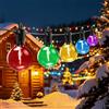 KAWAYA Ghirlanda luminosa per esterni, spina IP65, 45 m, luci LED multicolore con 73 + 3 lampadine resistenti, 2700 K, bianco caldo, catena collegabile, luci da esterno per giardino, terrazza, cortile