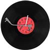 Wisyurt Europeo Nostalgico Orologio Ultra-Silenzioso Disco Vinile Personalità Orologio Da Parete Caffè Bar Orologio Da Parete Decorativo