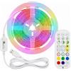 saiyuchen Striscia LED RGB COB da 5 V, Bluetooth Smart App, USB, RGB COB, 1 m, 2 m, 3 m, cambia colore, con 576 LED/M, striscia LED flessibile multicolore per TV, camera da letto, feste, decorazione fai da te