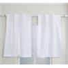 ggaimwf 60x90cm Tenda da cucina righe Bei Scozzese Bohémien Tasca porta-asta Tende da caffè per Finestre piccole Semi-velate Lino Tende corte per finestre Lavabo Bagno Sala da pranzo,2 pannello