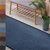 Floordirekt Tappeto London | Tappeto da salotto o passatoia per cucina, corridoio e soggiorno, resistente e facile da pulire | 11 colori e diverse dimensioni (80 x 300 cm, blu scuro 84)