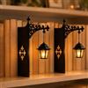 CLMETHE 2 lanterne biblioteca decorative illuminazione vintage libreria lampada LED fili luce calda ideale angoli lettura come regalo gli amanti dei libri,2Pcs