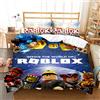 Ste-X Set Copripiumino 3 Pezzi Set Biancheria Da Letto ROBLOX Copripiumino In Morbida Microfibra Di Facile Manutenzione Per Adolescenti, Ragazze, Bambini (150x200cm,ROBLOX 03)