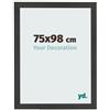 yd. Cornice 75x98 cm Antracite - Cornice in MDF Bologna