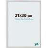 yd. Cornice 21x30 cm Acciaio Inox - Cornice in MDF Bologna | Your Decoration, Vetro acrilico antiriflesso, Montaggio a parete, Adatta per foto, poster o puzzle, Made in Holland