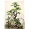 MOTGOM Diamond Painting Bonsai Zen, Diamond Painting Kit Completo Bonsai Zen, DIY Pittura Diamante Kit Regalo per Decorazione Parete Casa 30x40cm
