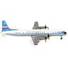 Herpa modello di aereo LOT Polish Airlines Ilyushin IL-18 (colori originali) in scala 1:500 - modello di aereo, pezzo da collezione, miniatura deco, statuetta in metallo senza supporto