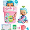 LUVIBUBS Bambola Luvibubs; pianta i semi, aggiungi acqua e scopri come Brave Bella appare nel suo vaso; vaso convertibile in seggiolone, accessori e racconto digitale; giocattolo da collezione dai 3 anni in su