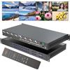 ICUIXIAN HDR HDMI Matrice 8x8 4K@60Hz-4:4:4, 18Gbps, HDR10, Web Gui, CEC, ARC, HDMI2.0/HDCP2.2, EDID, Remoto, RS232, 8 gruppi di SPDIF&LR, HDMI audio matrice 8x8, 4K e 1080P Insieme mostra