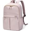 GOLF SUPAGS Zaino per Laptop Con Scomparto per Laptop Separato Zaini per Computer Resistenti All'acqua Adatti a Borse da Lavoro da Viaggio per Notebook da 15,6 Pollici per Donne (Rosa)