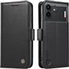XINNI Cover per Nothing Phone (4b) | Custodia Semplice Cellulare Libro Antiurto Flip Pelle PU/TPU Magnetica Case
