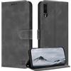 ZONNAVI Cover per Samsung Galaxy A50 / A50S / A30S, [Blocco RFID] Custodia a Libro in Pelle con Porta Carte, Flip Case Portafoglio Antiurto Cover per Samsung A50 / A50S / A30S (Grigio)