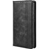 COMAKU Cover a Libro TCL NxtPaper 60 Ultra 5G, Custodia a Portafoglio in Pelle con Supporto e Chiusura Magnetica Compatible per TCL NxtPaper 60 Ultra 5G - Nero
